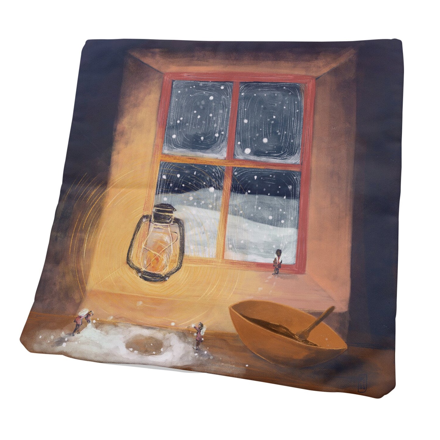 Cushion - Little Helpers, Magical Winter