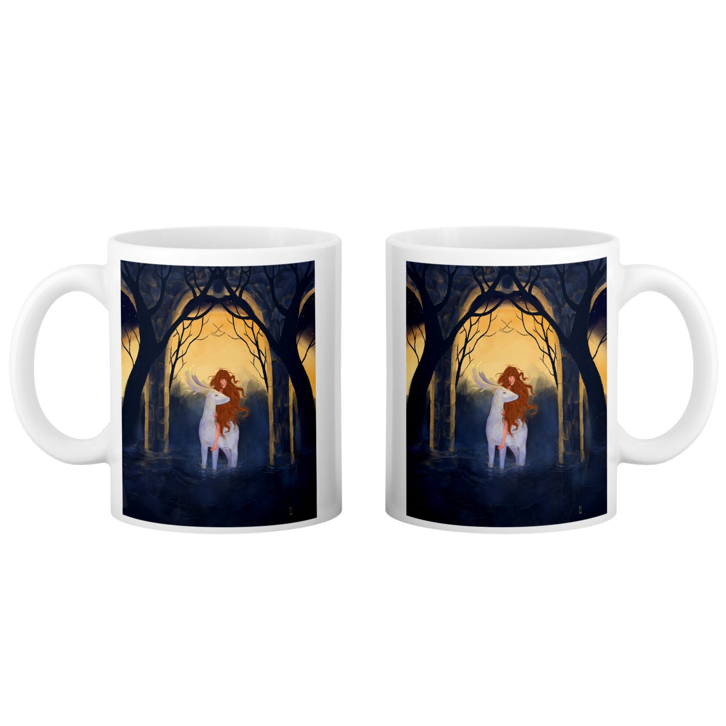 Ceramic Mug - Dawn, Two Lovers, Night and Day