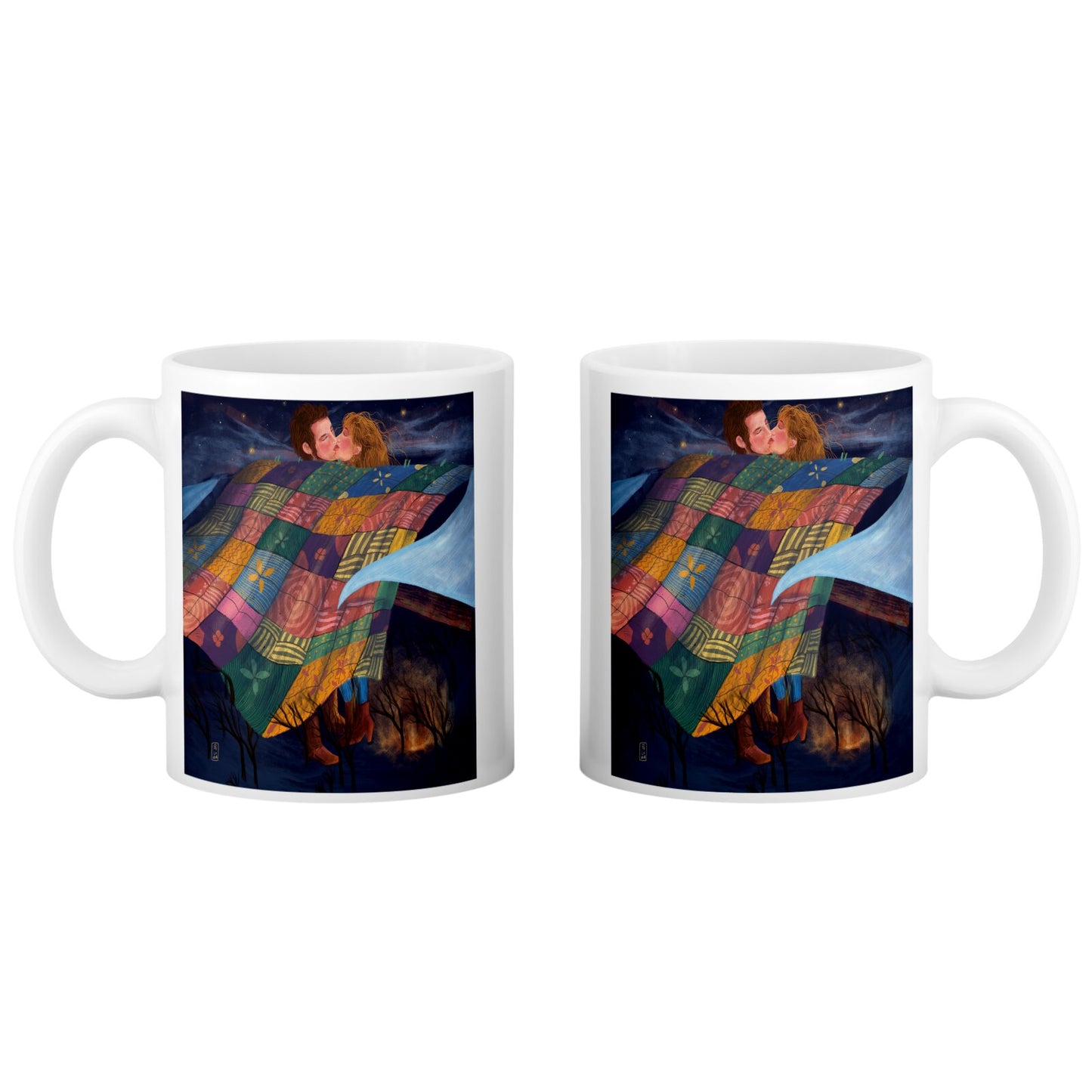 Ceramic Mug - Dawn, Two Lovers, Night and Day