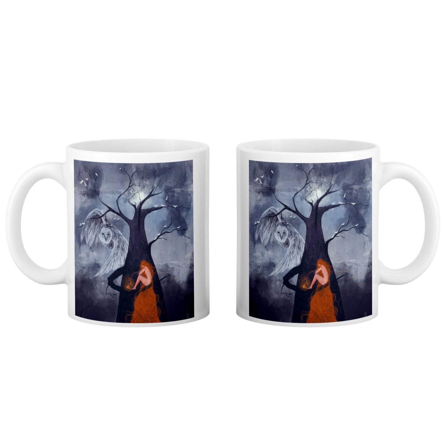 Ceramic Mug - Dawn, Two Lovers, Night and Day