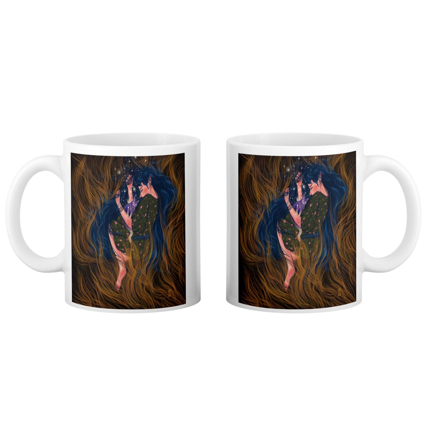 Ceramic Mug - Dawn, Two Lovers, Night and Day