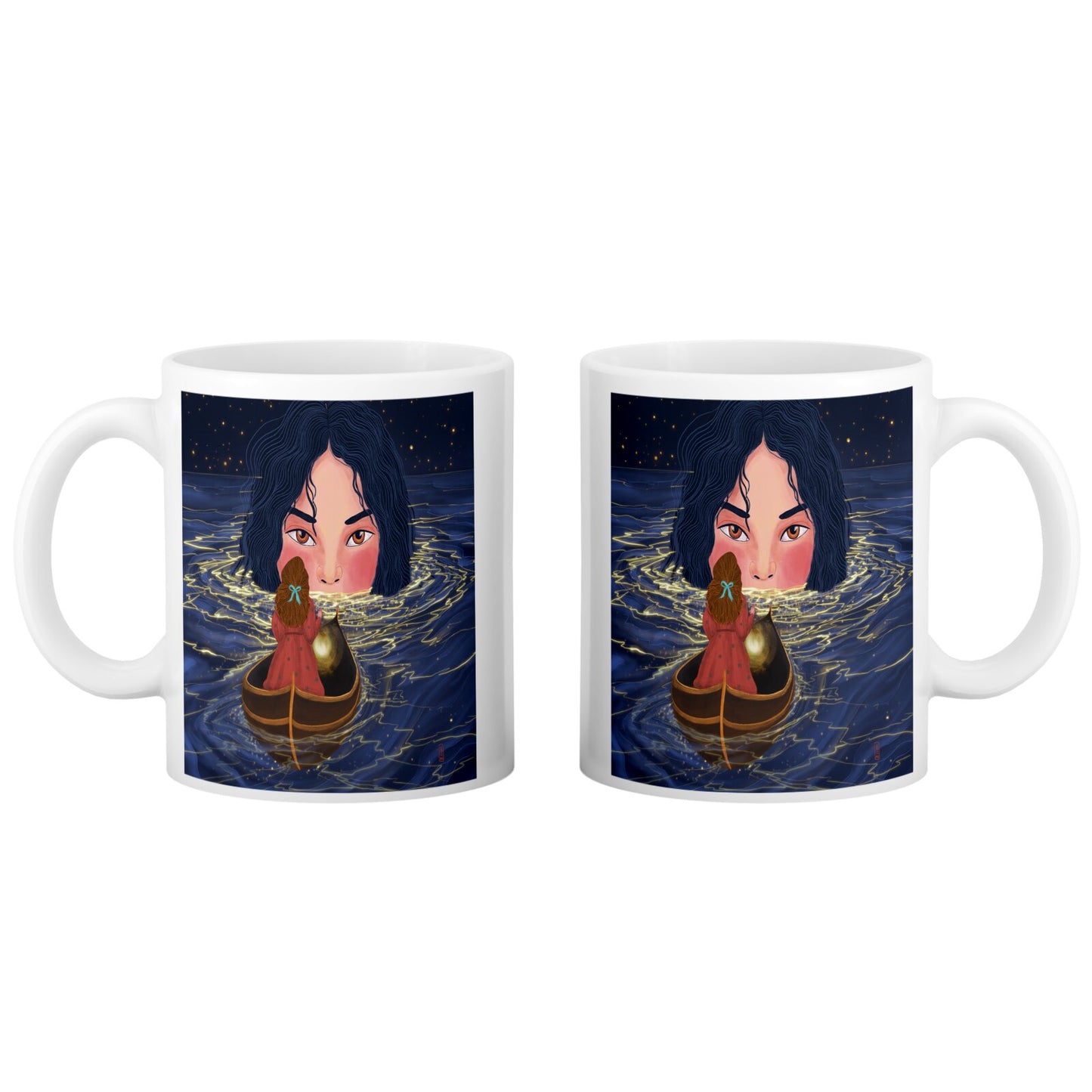 Ceramic Mug - Dawn, Two Lovers, Night and Day