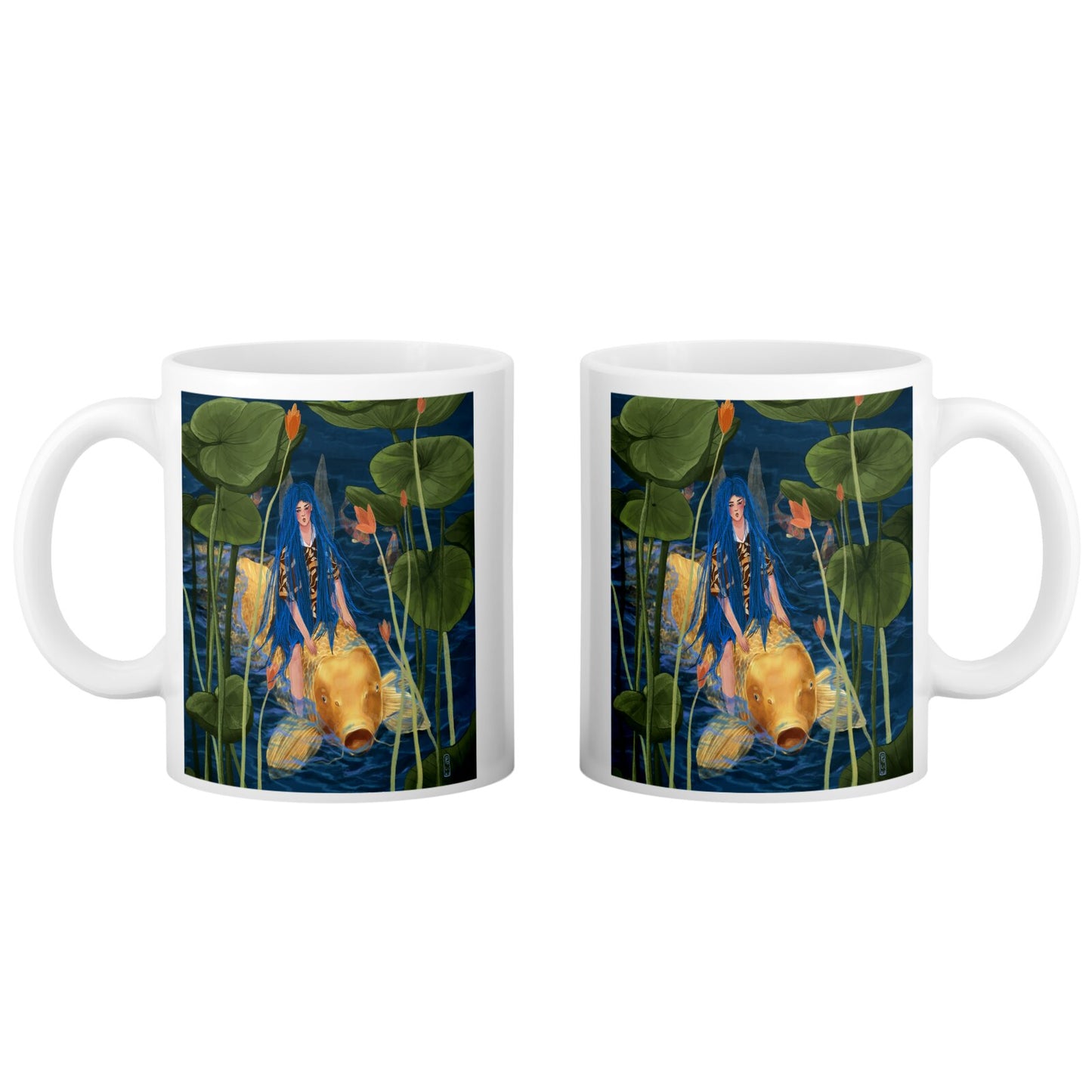 Ceramic Mug - Dawn, Two Lovers, Night and Day