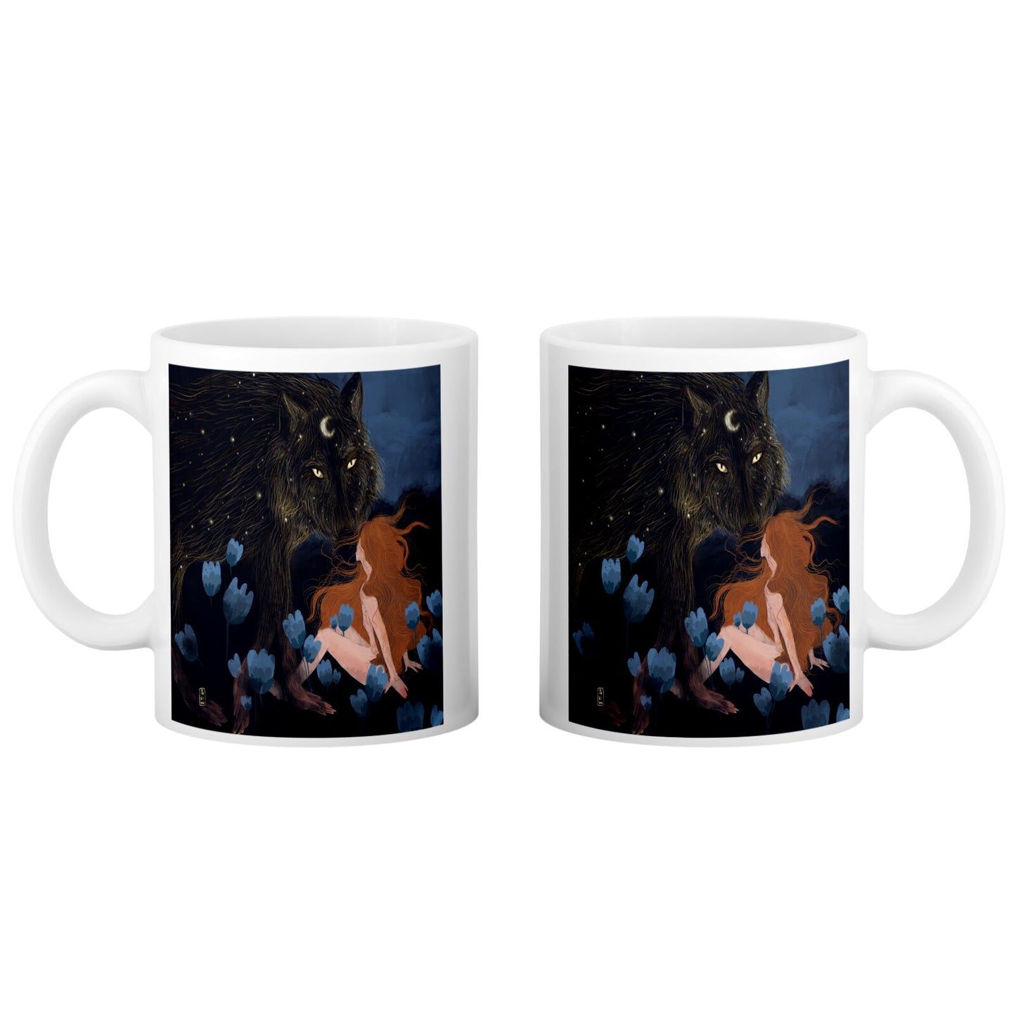 Ceramic Mug - Dawn, Two Lovers, Night and Day
