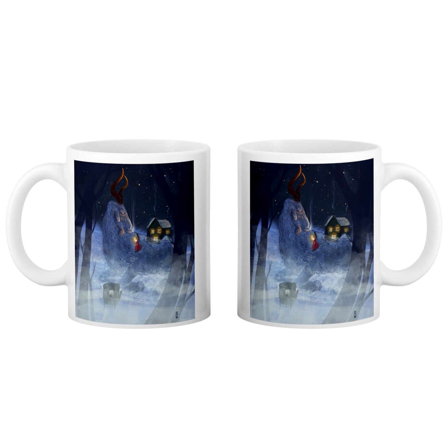 Ceramic Mug - Dawn, Two Lovers, Night and Day