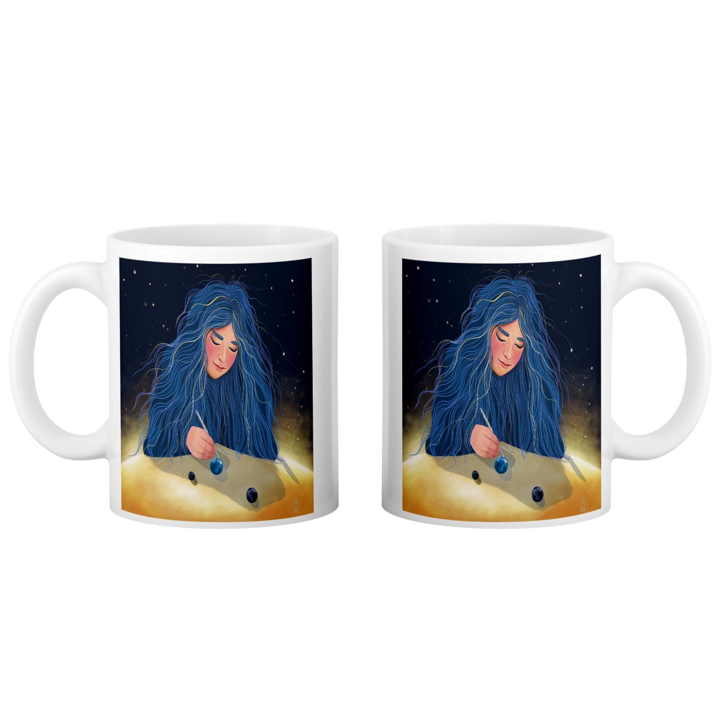 Ceramic Mug - Dawn, Two Lovers, Night and Day