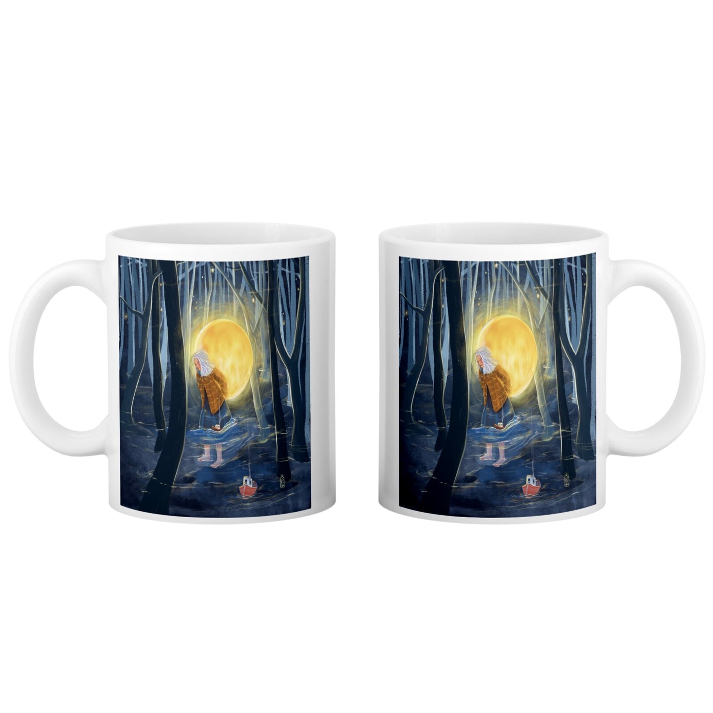 Ceramic Mug - Dawn, Two Lovers, Night and Day