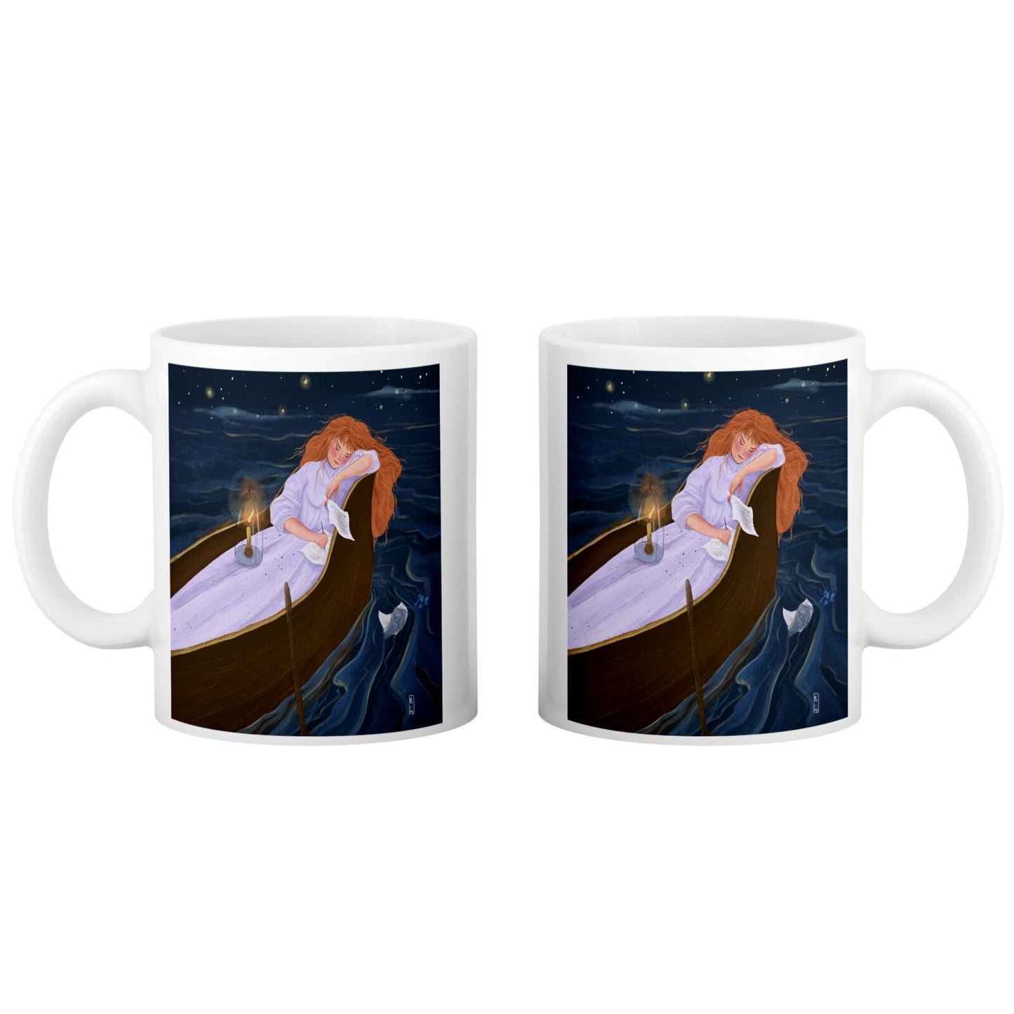 Ceramic Mug - Dawn, Two Lovers, Night and Day