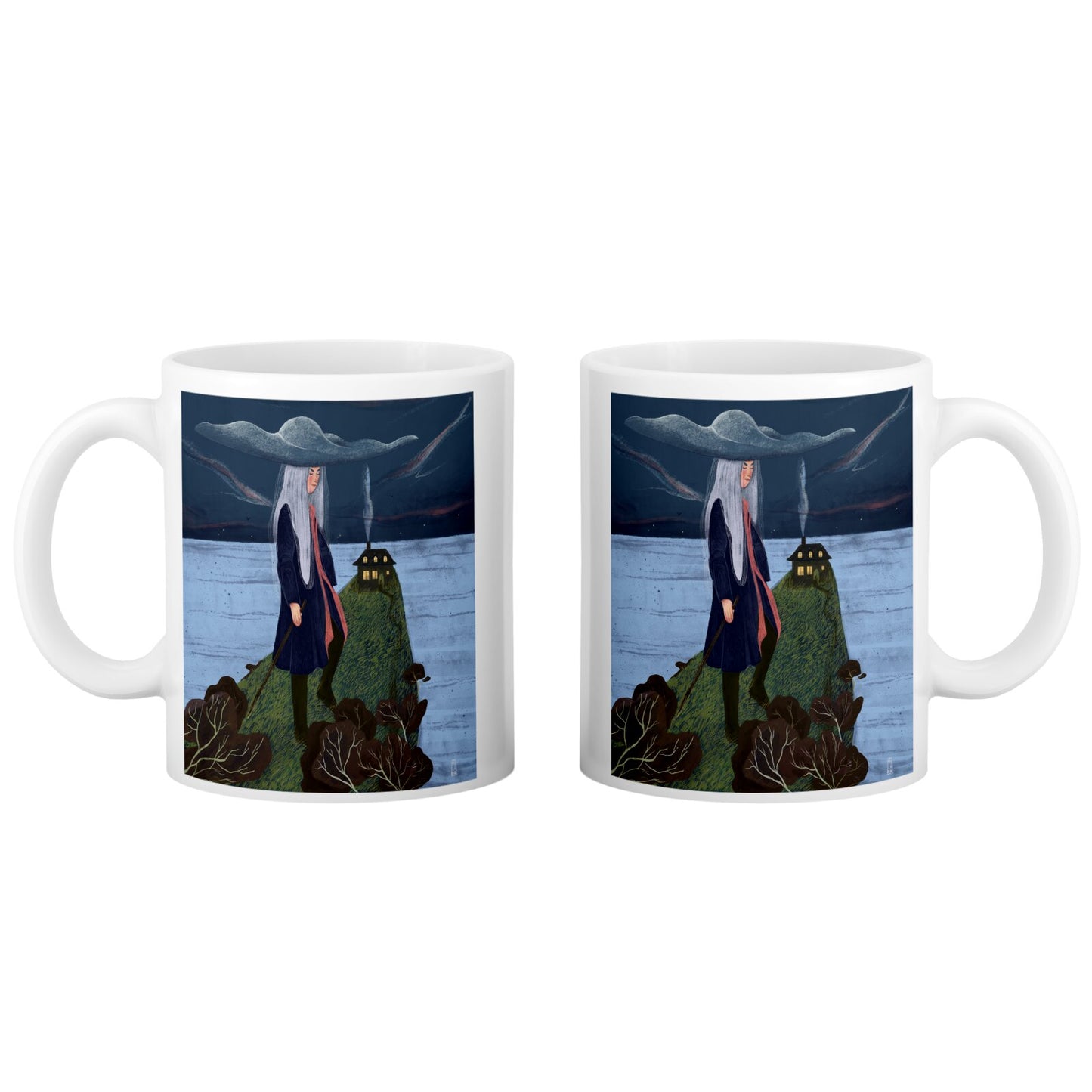 Ceramic Mug - Dawn, Two Lovers, Night and Day