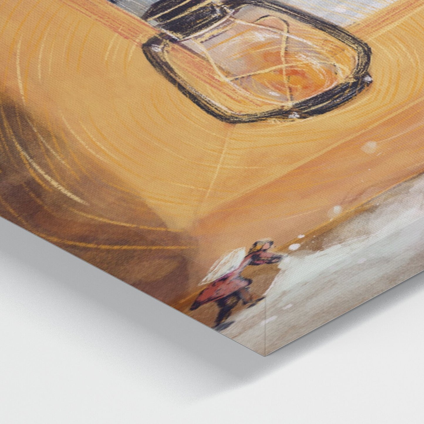 Print on Canva - Skiing in the Mountains