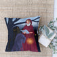 Coussin - Le loup et la fille