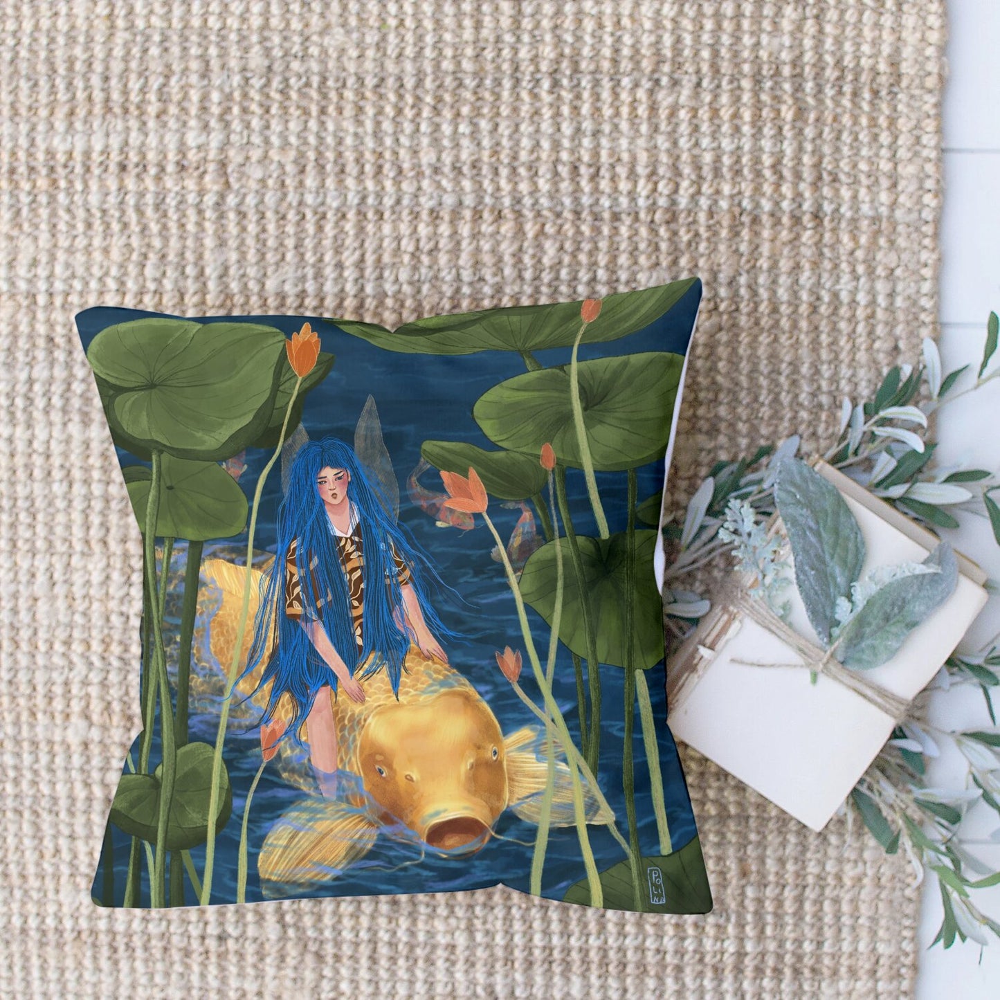 Cushion - Dawn, Two Lovers, Night and Day