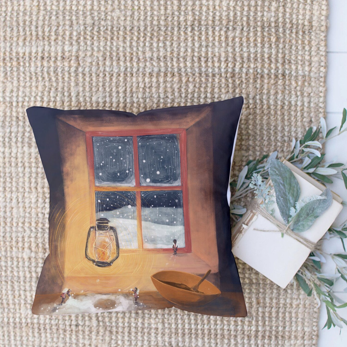 Cushion - Little Helpers, Magical Winter