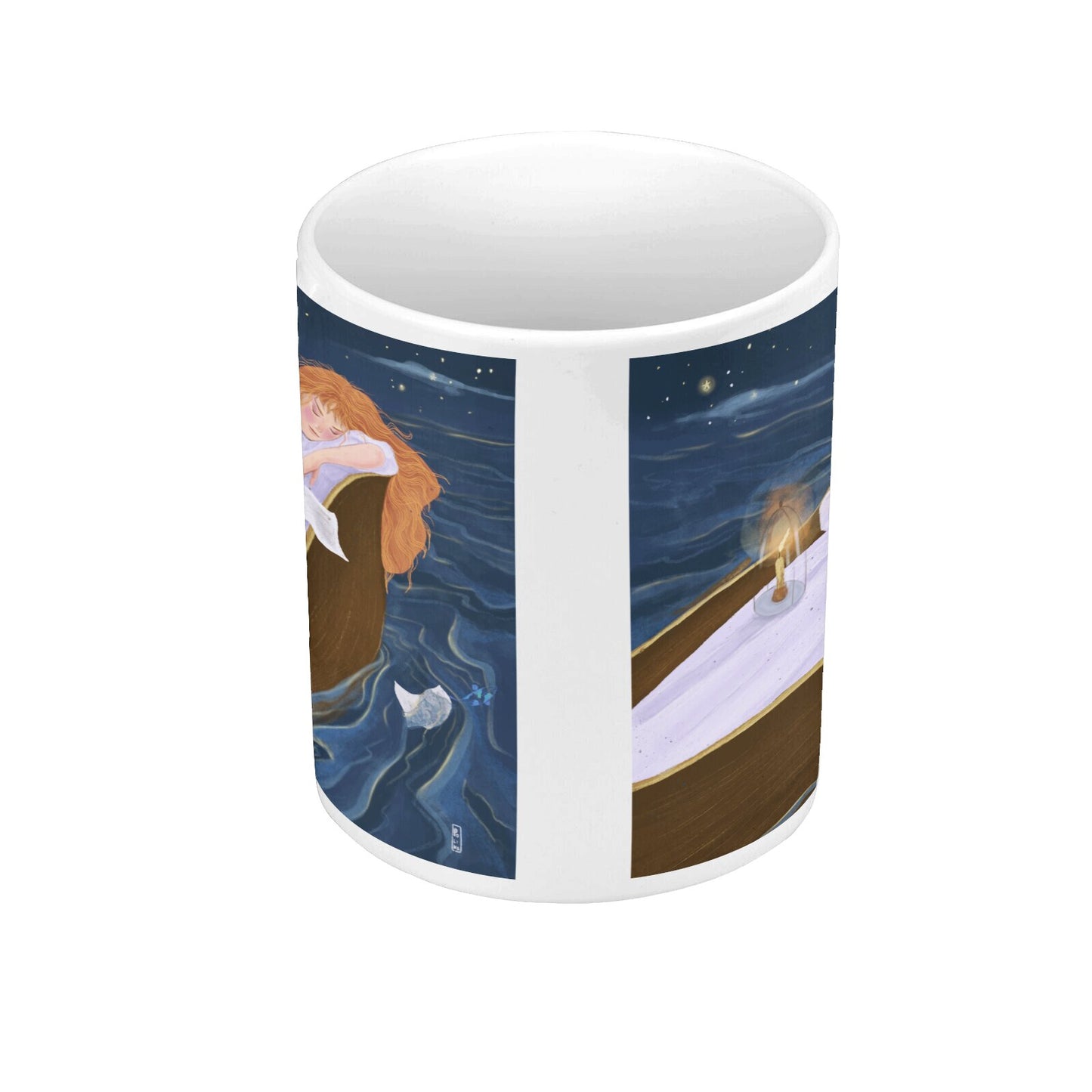 Ceramic Mug - Dawn, Two Lovers, Night and Day