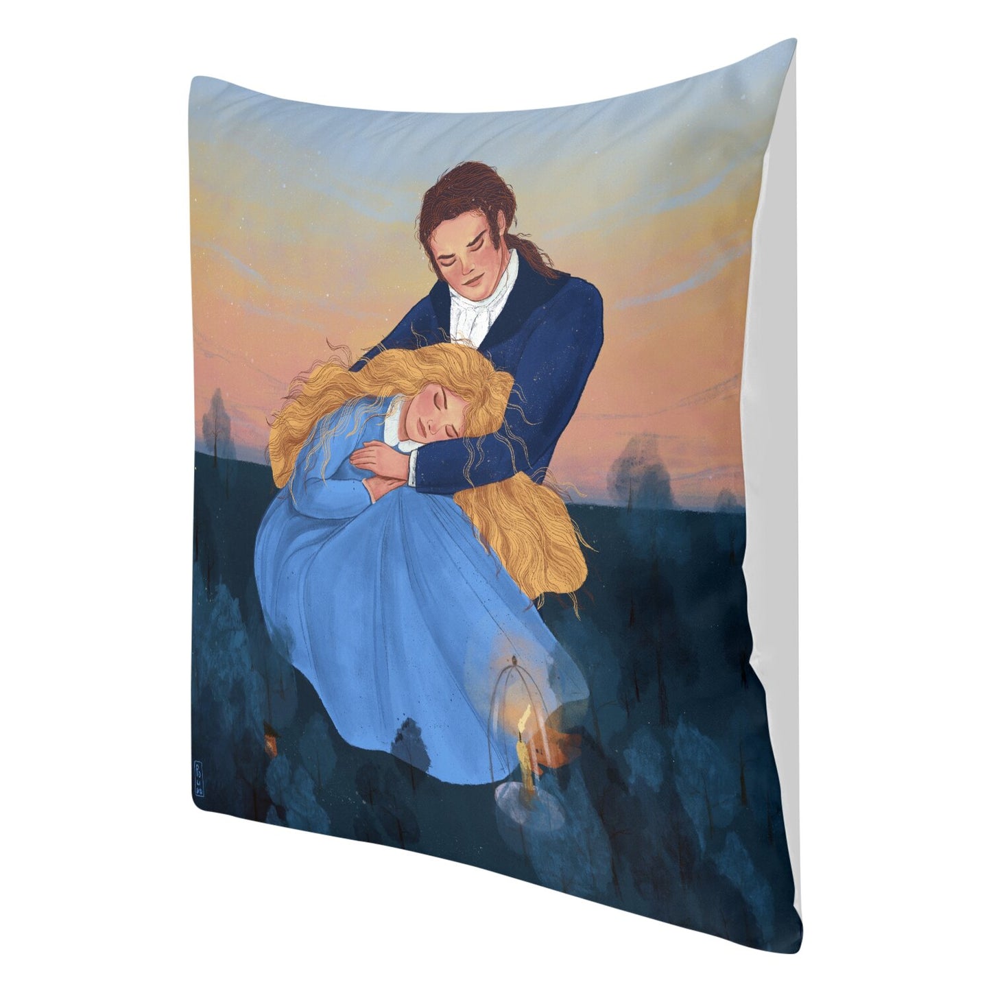 Coussin - Aube, Deux Amants, Nuit et Jour