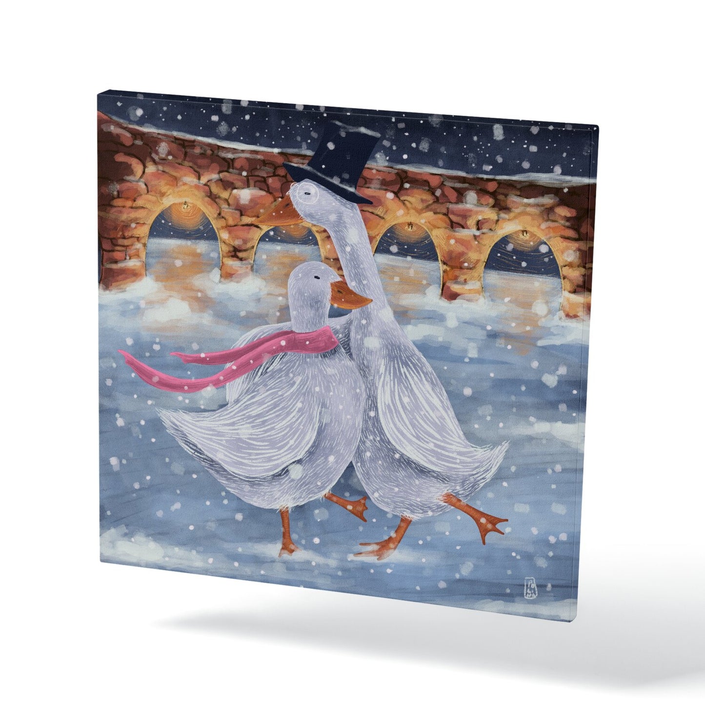 Print on Canva - The Romantics at the ice rink