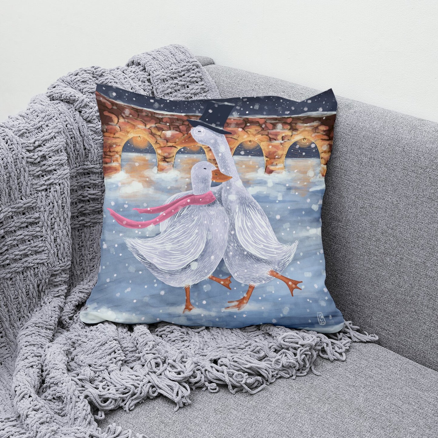 Cushion - Dawn, Two Lovers, Night and Day