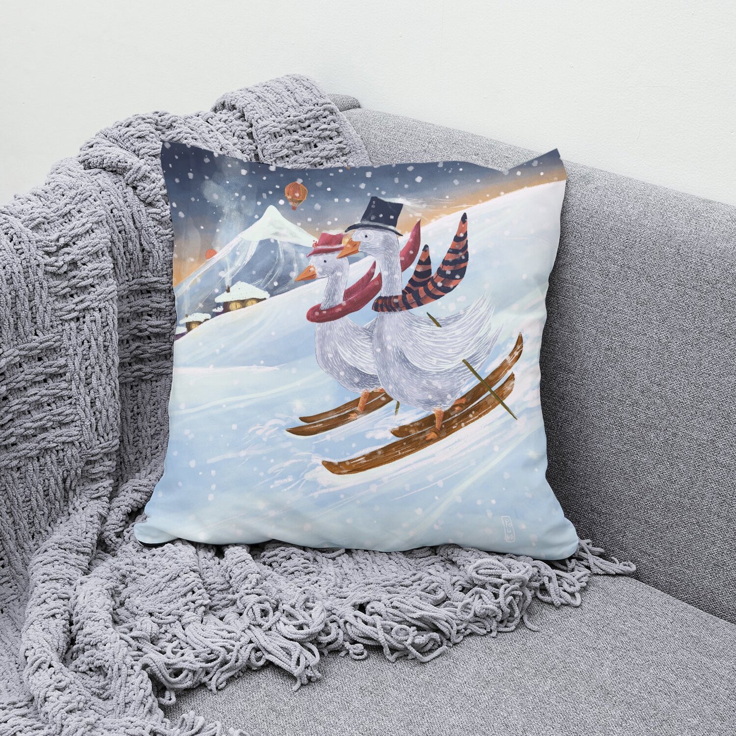 Cushion - Skiing in the Mountains