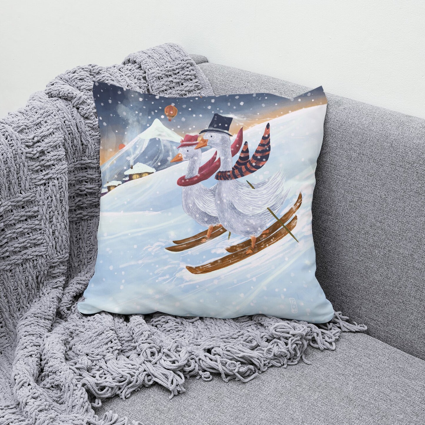 Coussin - Ski dans les Montagnes