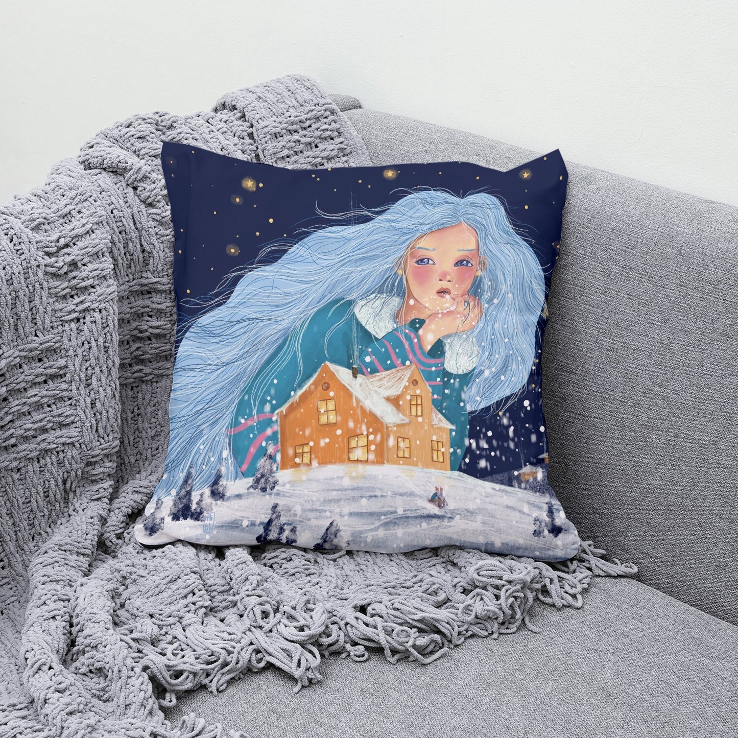 Coussin - La Fille des Neiges