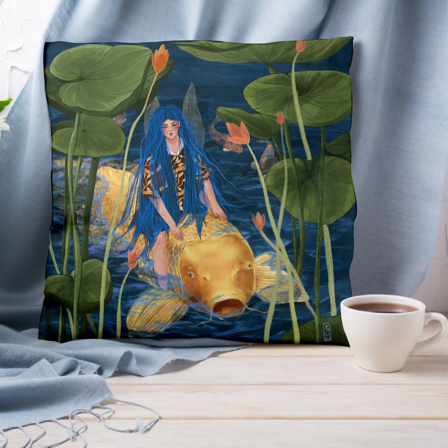 Cushion - Dawn, Two Lovers, Night and Day