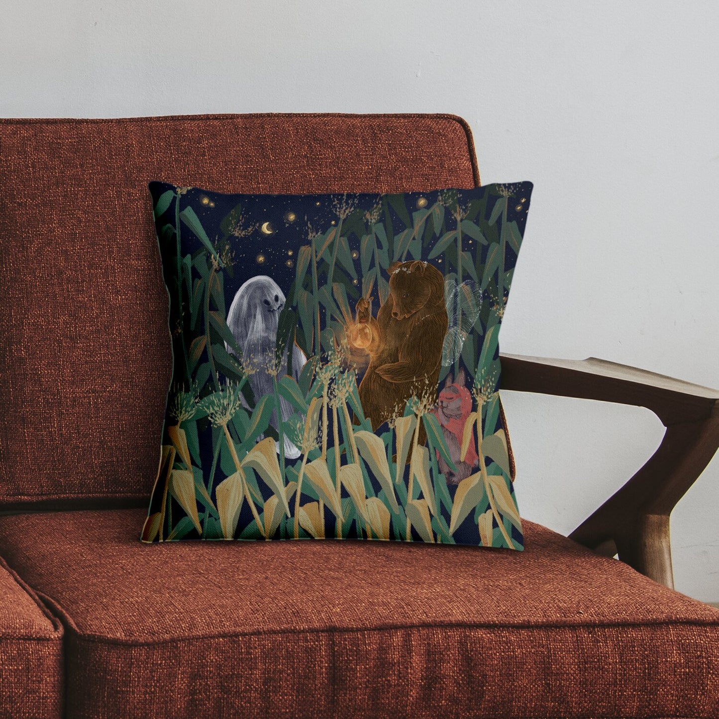 Coussin - Les habitants du champs de maïs