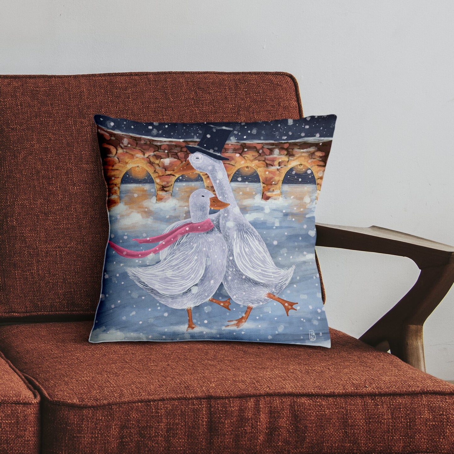 Cushion - Dawn, Two Lovers, Night and Day