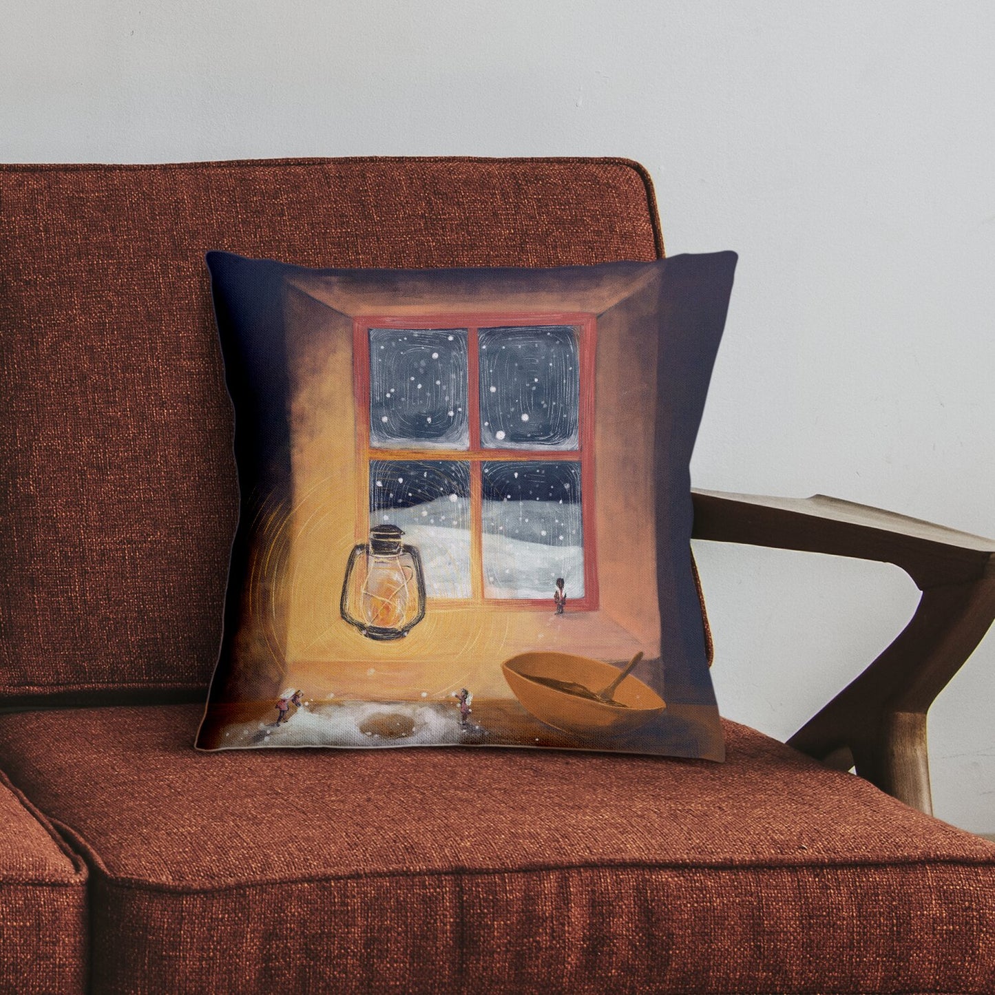 Cushion - Little Helpers, Magical Winter