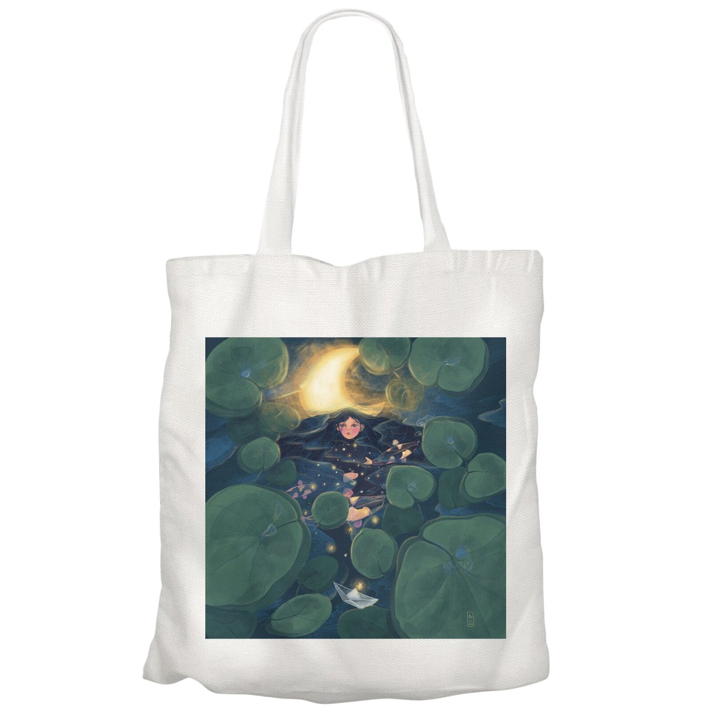 Tote Bag - La lune dans les bras de la nuit