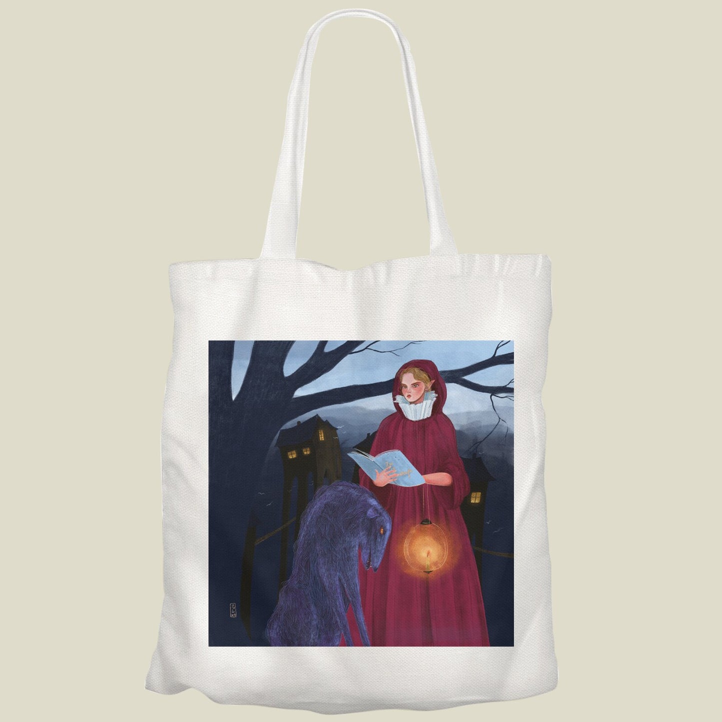 Tote Bag - Le loup et la fille