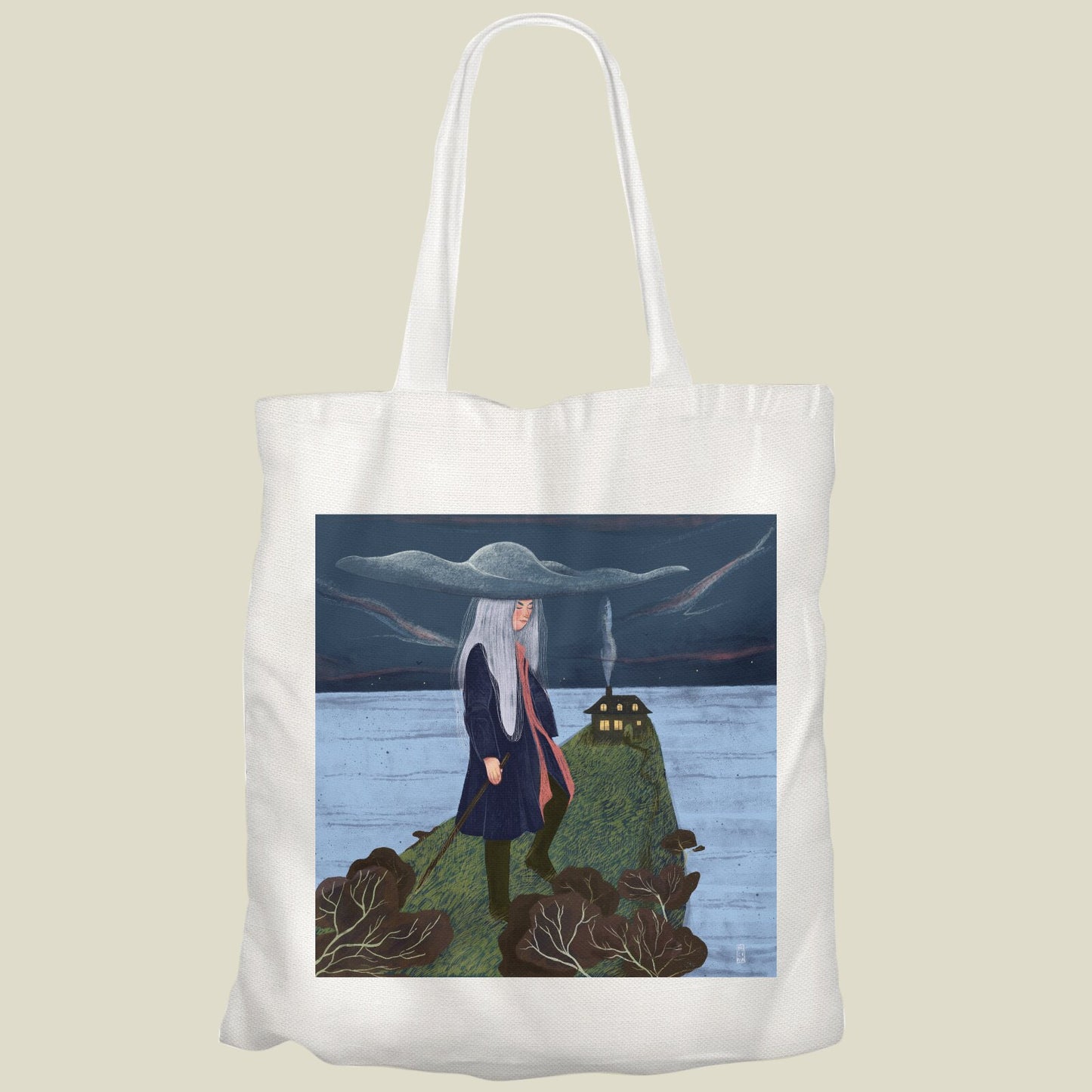 Tote Bag - Dawn, Two Lovers, Night and Day