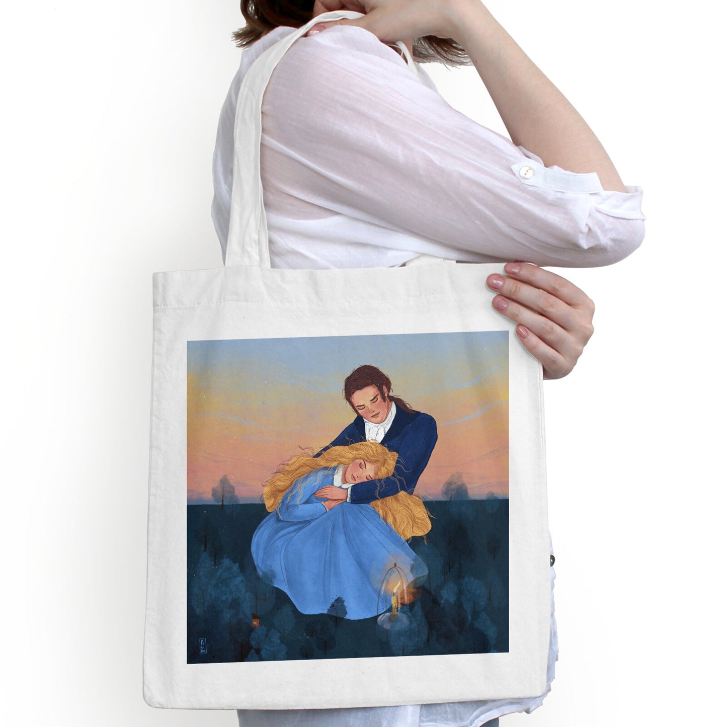 Tote Bag - Aube, Deux Amants, Nuit et Jour