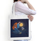 Tote Bag - Dawn, Two Lovers, Night and Day