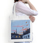 Tote Bag - Dawn, Two Lovers, Night and Day