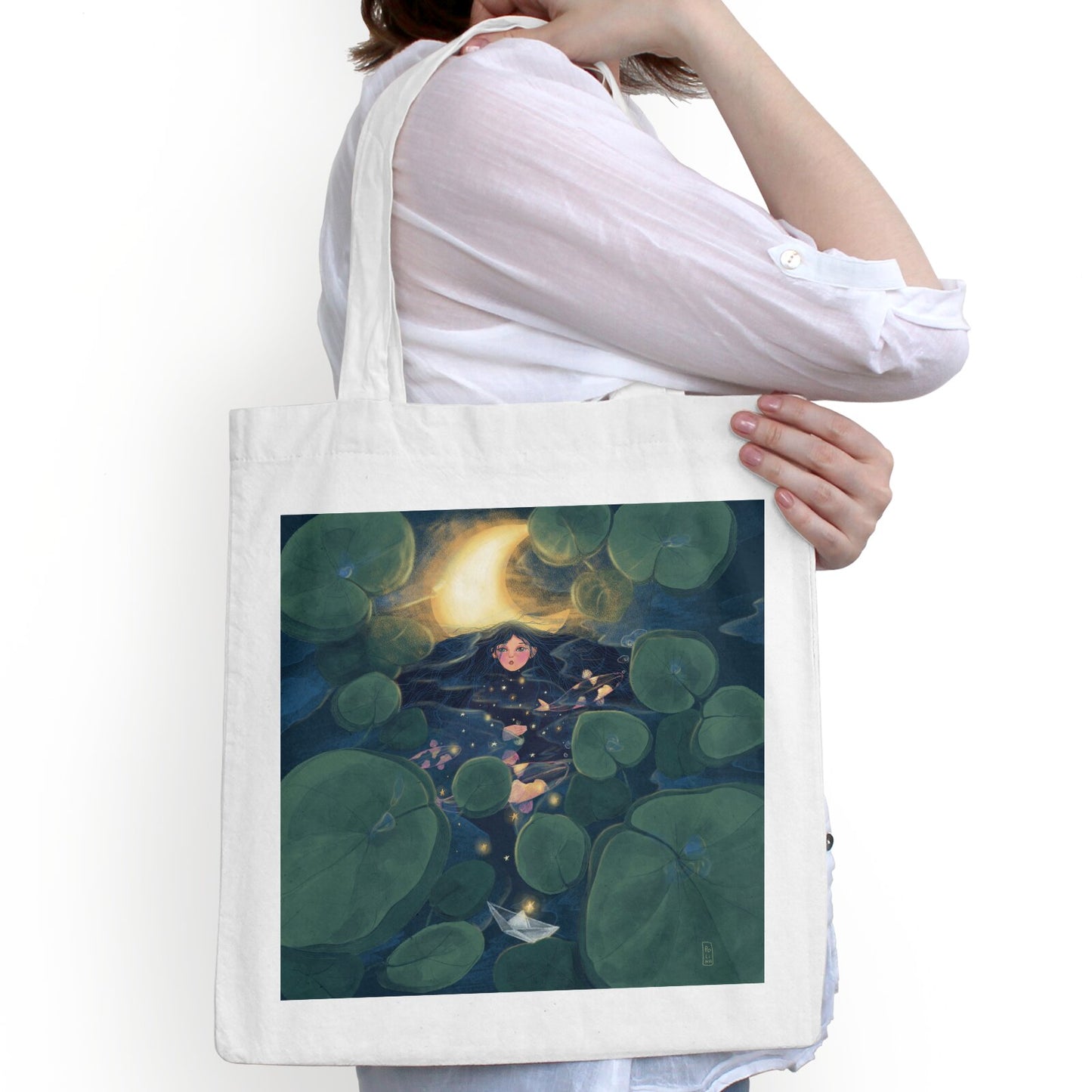 Tote Bag - Dawn, Two Lovers, Night and Day