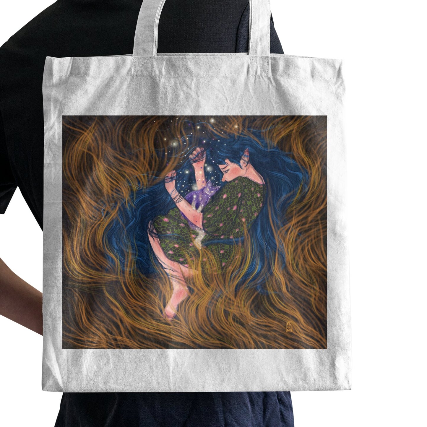 Tote Bag - Dawn, Two Lovers, Night and Day