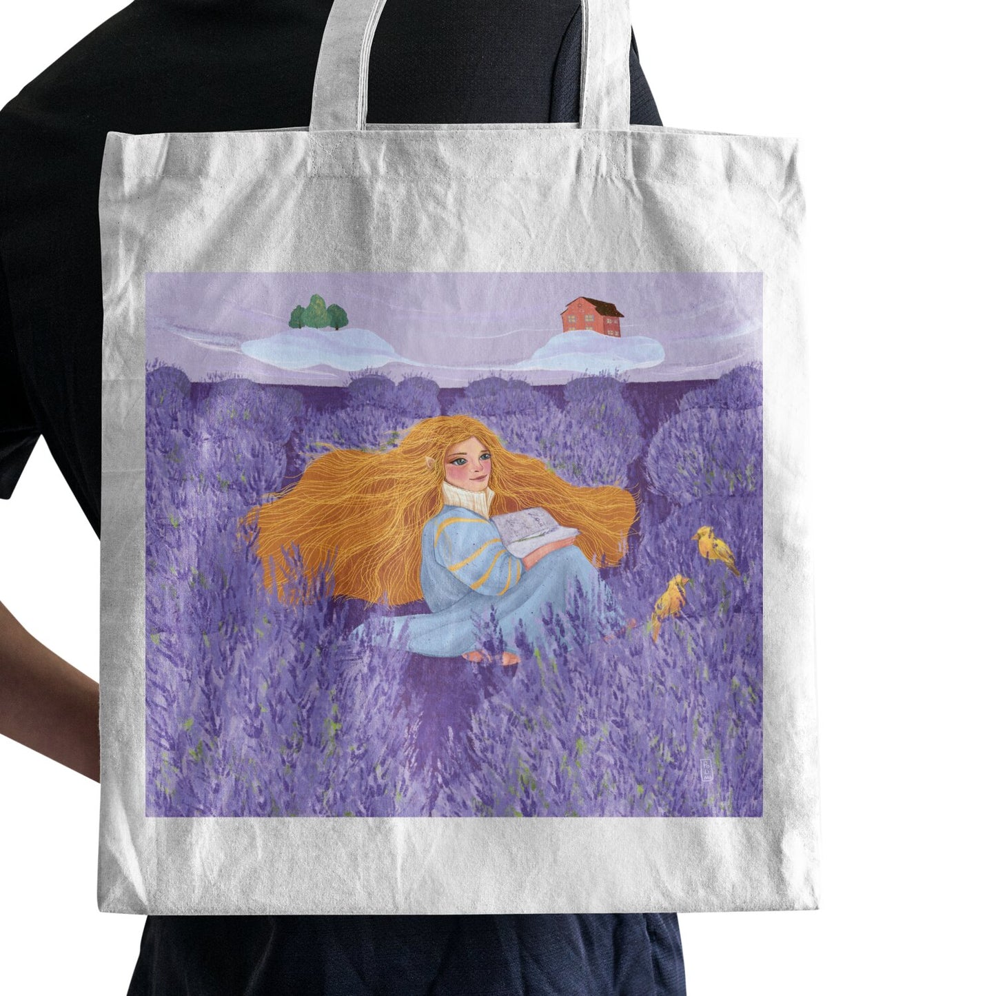 Tote Bag - L'amoureuse et la lavande