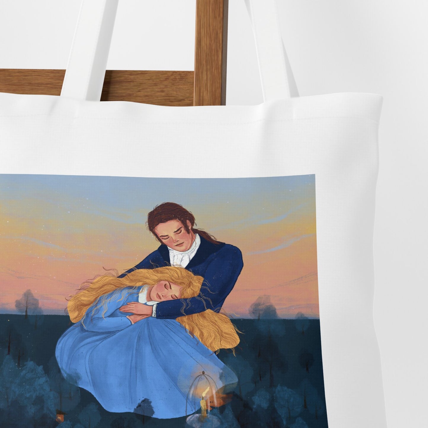 Tote Bag - Aube, Deux Amants, Nuit et Jour