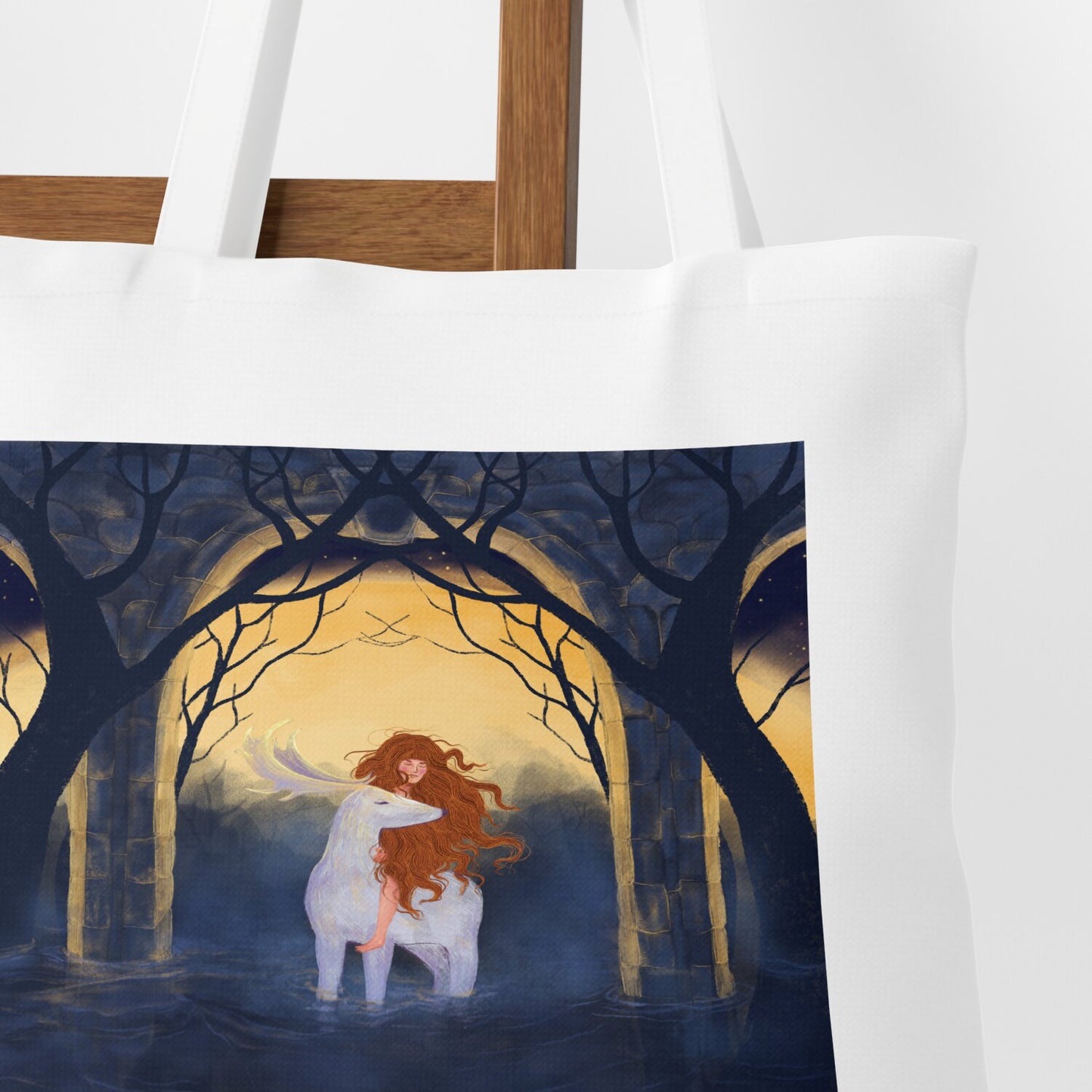 Tote Bag - Dawn, Two Lovers, Night and Day