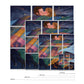 Ceramic Tiles - Dawn, Two Lovers, Night and Day