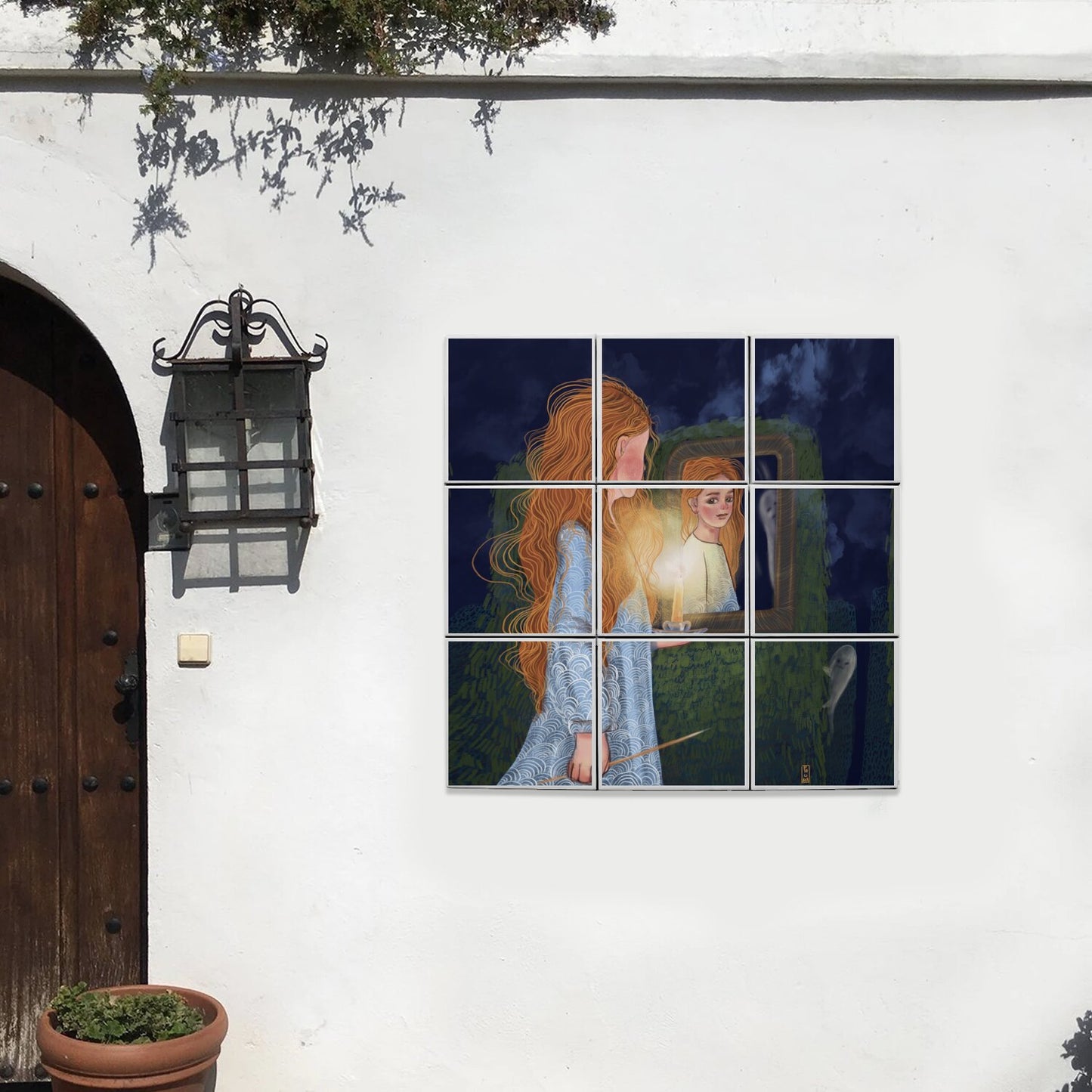 Ceramic Tiles - Dawn, Two Lovers, Night and Day