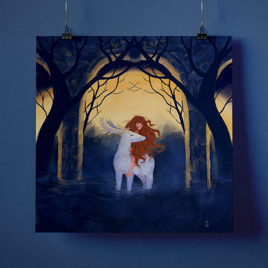 Fine Art Print - Dawn, Two Lovers, Night and Day