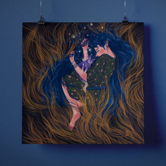 Fine Art Print - Dawn, Two Lovers, Night and Day