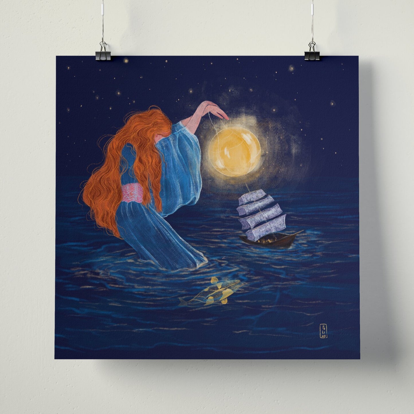 Fine Art Print - Dawn, Two Lovers, Night and Day