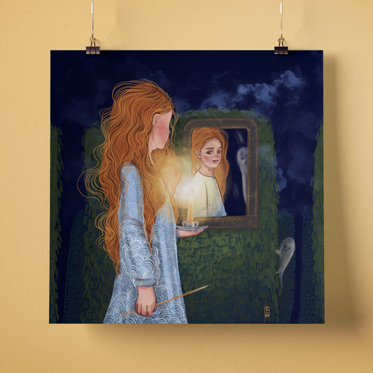 Fine Art Print - Dawn, Two Lovers, Night and Day