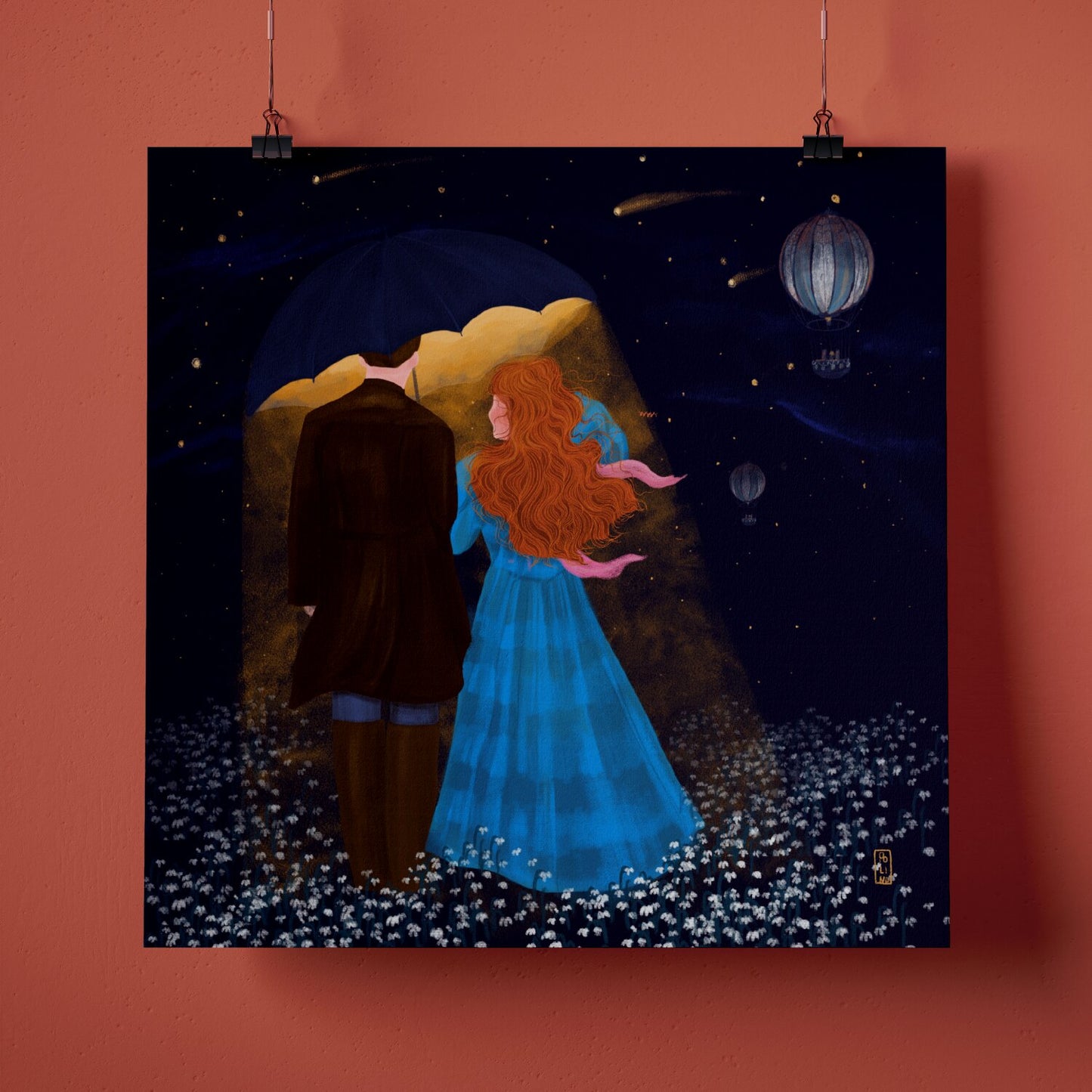 Fine Art Print - Dawn, Two Lovers, Night and Day