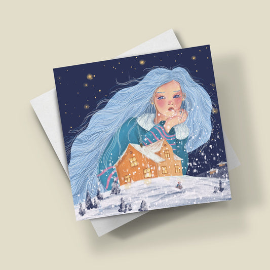 Postcard - The Snow Maiden