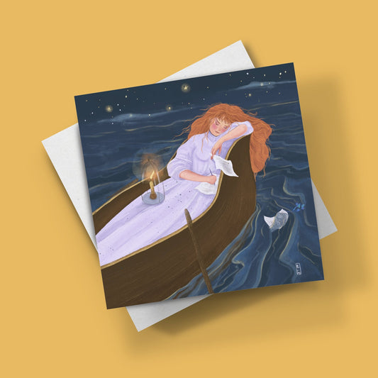 Carte postale - La barque des amoureux