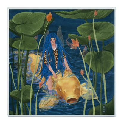 Ceramic Tiles - Dawn, Two Lovers, Night and Day