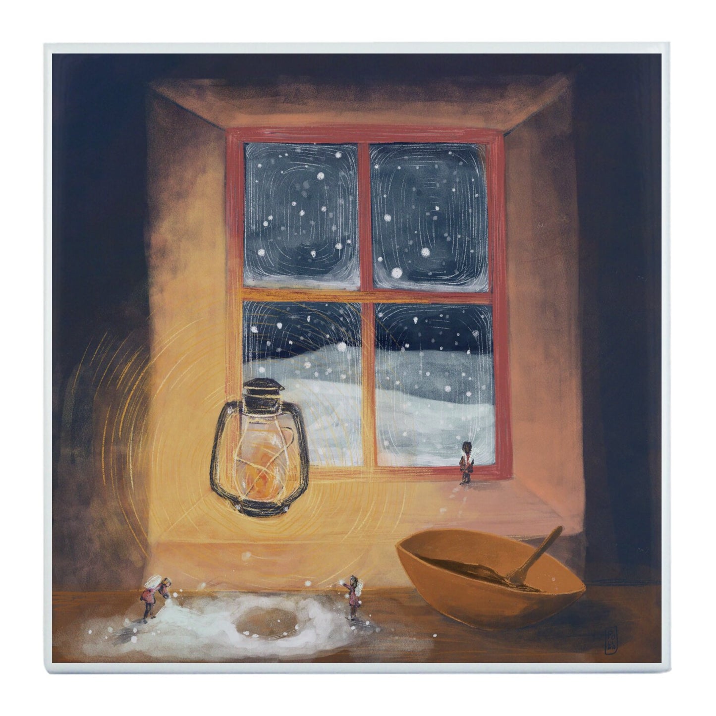 Ceramic Tiles - Little Helpers, Magical Winter